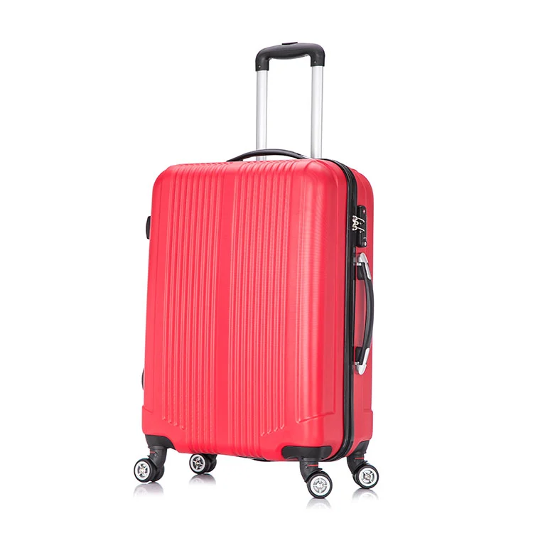 ABS Striped Rolling Luggage