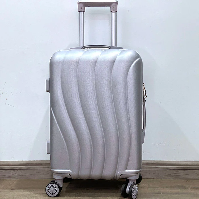 Wavy Texture Abs Luggage