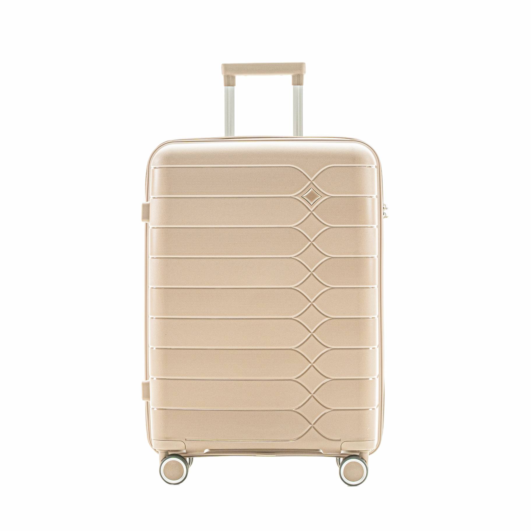 Durable PP Hard Shell Carry On Suitcase, Lightweight Travel Luggage Durable PP Hard Shell Carry On Suitcase, Lightweight Travel Luggage